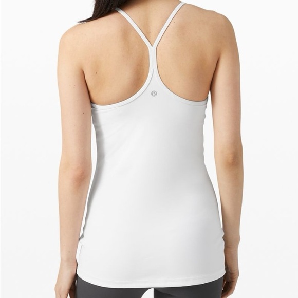 lululemon athletica Sleek White Tank Top - Picture 1 of 6